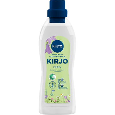Kiilto Kirjo biohajoava pyykinpesuneste Niitty 720 ml Kiilto Kirjo biohajoava pyykinpesuneste Niitty 720 ml