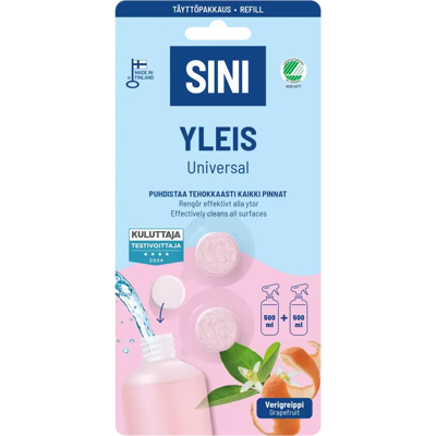 SINI - SINI Yleispuhdistusaine - 2 tablettia SINI - SINI Yleispuhdistusaine - 2 tablettia