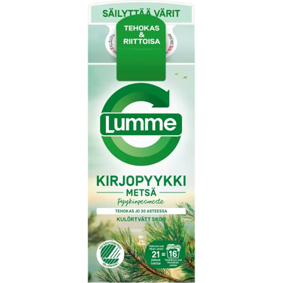Lumme Kirjopyykki Metsä pyykinpesuneste 750ml Lumme Kirjopyykki Metsä pyykinpesuneste 750ml
