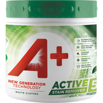 A+ Stain Removal Tahranpoistoaine jauhe 465g White A+ Stain Removal Tahranpoistoaine jauhe 465g White