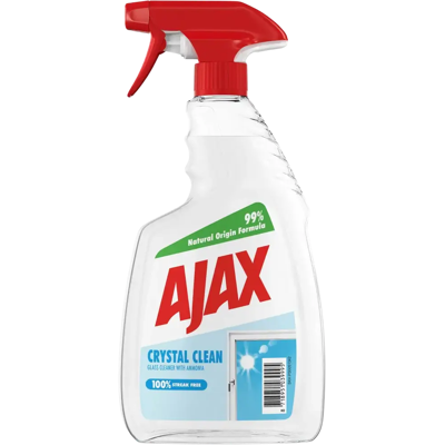 Ajax Crystal Clean Ikkunanpesuaine - Lasipinta - 750ml Ajax Crystal Clean Ikkunanpesuaine - Lasipinta - 750ml