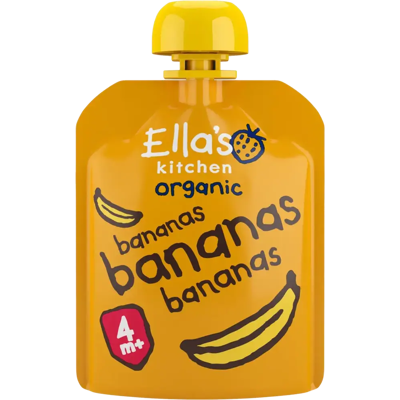 Ella's Kitchen Banaani Babyruoka - Luomu, 70g Ella's Kitchen Banaani Babyruoka - Luomu, 70g