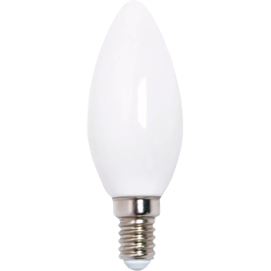 Airam LED kynttiläkupu 470lm 4000K E14 opaali fullglass 2BX Airam LED kynttiläkupu 470lm 4000K E14 opaali fullglass 2BX