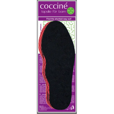 Cocciné Coccine lasten lateksi-fleecepohjallinen, koko 19-35 leikattava Cocciné Coccine lasten lateksi-fleecepohjallinen, koko 19-35 leikattava