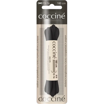 Cocciné Coccine kengännauha 180 cm, musta Cocciné Coccine kengännauha 180 cm, musta