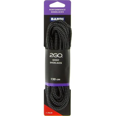 Bandi 2GO heijastavat kengännauhat 120 cm musta Bandi 2GO heijastavat kengännauhat 120 cm musta