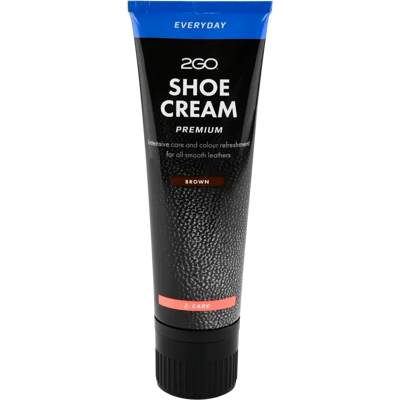 2GO Shoe Cream Premium 80 ml ruskea 2GO Shoe Cream Premium 80 ml ruskea