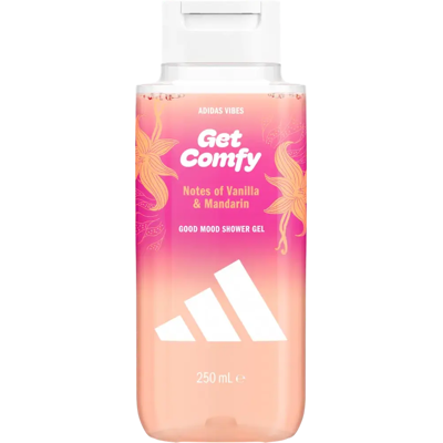 adidas Vibes Get Comfy Showergel 250 ml, suihkugeeli naisille adidas Vibes Get Comfy Showergel 250 ml, suihkugeeli naisille