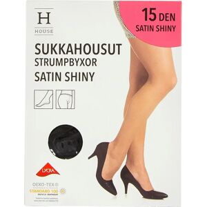 House sukkahousut Satin Shiny 15 den musta, koko 40-44 House sukkahousut Satin Shiny 15 den musta, koko 40-44