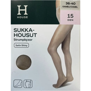 House sukkahousut Satin Shiny 15 den Camel, koko 36-40 House sukkahousut Satin Shiny 15 den Camel, koko 36-40