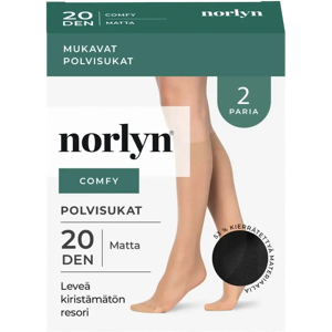 Norlyn naisten polvisukat comfy 2-pack 20 den Norlyn naisten polvisukat comfy 2-pack 20 den