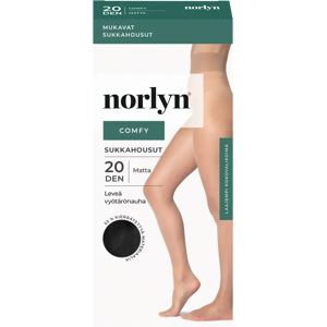Norlyn naisten sukkahousut 20 den comfy, koko 48-52 Norlyn naisten sukkahousut 20 den comfy, koko 48-52