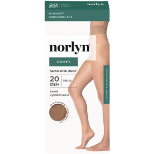 Norlyn naisten sukkahousut 20 den comfy koko, 48-52 Norlyn naisten sukkahousut 20 den comfy koko, 48-52