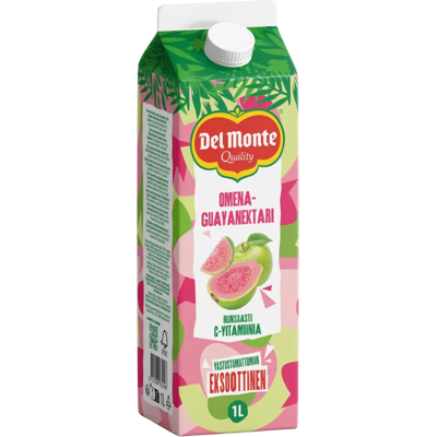 Del Monte omena-guavanektari 1l Del Monte omena-guavanektari 1l