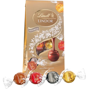 Lindt Lindor Maito valko hasselpähkinä tumma suklaakuula pehmeällä täytteellä 137g Lindt Lindor Maito valko hasselpähkinä tumma suklaakuula pehmeällä täytteellä 137g