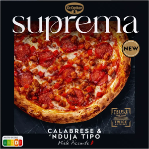 Dr. Oetker Suprema Calabrese Nduja pakastepizza 520 g Dr. Oetker Suprema Calabrese Nduja pakastepizza 520 g