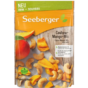Seeberger Cashew & Mango mix 150g Seeberger Cashew & Mango mix 150g