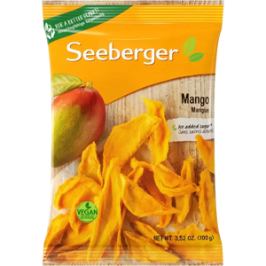 Seeberger kuivattu mango 100g Seeberger kuivattu mango 100g
