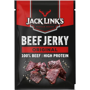Jack Link's Beef Jerky Original, maustettuja ja kuivattuja naudanlihasuikaleita 60g Jack Link's Beef Jerky Original, maustettuja ja kuivattuja naudanlihasuikaleita 60g