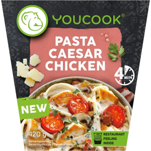 Youcook Pasta Caesar Chicken valmisateria 420 g Youcook Pasta Caesar Chicken valmisateria 420 g