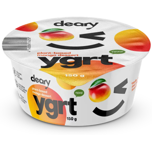 Deary kasvipohjainen jälkiruoka mango 150 g Deary kasvipohjainen jälkiruoka mango 150 g