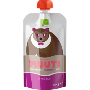Muuti luomu puolukka-mustikka-ruispuuro 110g 8kk Muuti luomu puolukka-mustikka-ruispuuro 110g 8kk