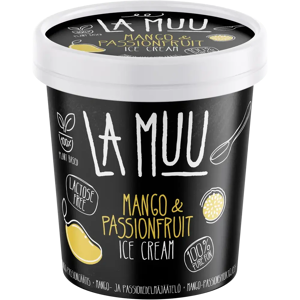 La Muu Mango- ja passiohedelmäjäätelö 500ml La Muu Mango- ja passiohedelmäjäätelö 500ml