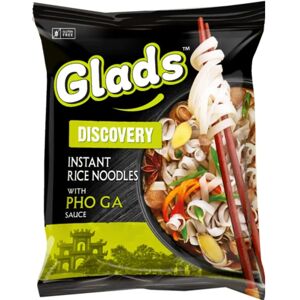 Glads Discovery Riisinuudeli Pho Ga kastikkeella 65 g Glads Discovery Riisinuudeli Pho Ga kastikkeella 65 g