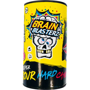 Brain Blasterz Mega Sour karkkipurkki 48g Brain Blasterz Mega Sour karkkipurkki 48g