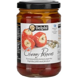Delphi Juustotäytteiset Paprikat Öljyssä 280/160g Delphi Juustotäytteiset Paprikat Öljyssä 280/160g