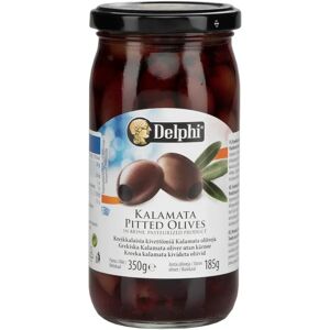 Delphi Kreikkalainen Kalamataoliivi Kivetön 350/185g Delphi Kreikkalainen Kalamataoliivi Kivetön 350/185g