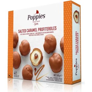 Poppies Salted Caramel Profiteroles 240g pakaste Poppies Salted Caramel Profiteroles 240g pakaste
