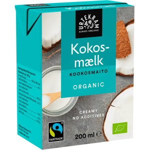Urtekram Luomu Kookosmaito Fairtrade 200ml Urtekram Luomu Kookosmaito Fairtrade 200ml