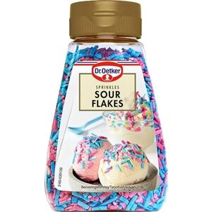 Dr. Oetker Sour Flakes -koristerakeet 120g Dr. Oetker Sour Flakes -koristerakeet 120g