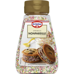 Dr. Oetker Sprinkles Nonpareille koristerakeet 135g Dr. Oetker Sprinkles Nonpareille koristerakeet 135g
