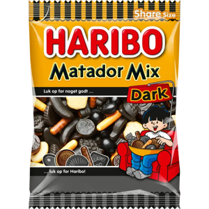 Haribo Matador Mix Dark 270g Karkkipussi Haribo Matador Mix Dark 270g Karkkipussi