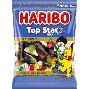 Haribo Top Star Mix 250 g karkkipussi Haribo Top Star Mix 250 g karkkipussi