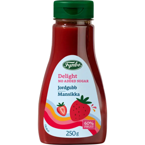 Fynbo Delight sileä mansikkahillo 250 g Fynbo Delight sileä mansikkahillo 250 g