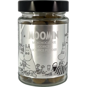 Moomin Licorice Milk Chocolate & Licorice Powder 170g Moomin Licorice Milk Chocolate & Licorice Powder 170g