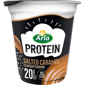 Arla Protein Suolainen kinuski vanukas 200g laktoositon Arla Protein Suolainen kinuski vanukas 200g laktoositon