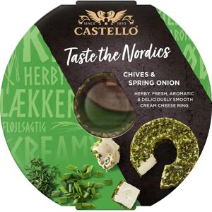 Castello ruohosipuli tuorejuusto 125 g Castello ruohosipuli tuorejuusto 125 g