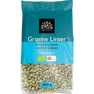 Urtekram Luomu Vihreä Linssi - 400g Urtekram Luomu Vihreä Linssi - 400g