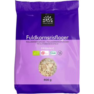 URTEKRAM - Täysjyvä Riisihiutale - Gluteeniton - Cereal URTEKRAM - Täysjyvä Riisihiutale - Gluteeniton - Cereal