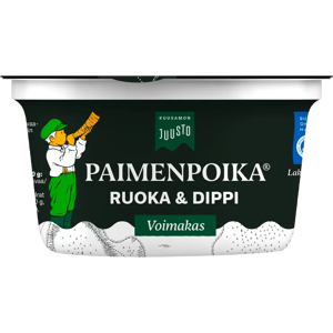 Kuusamon Juusto Paimenpoika Ruoka & Dippi sulatejuusto voimakas 200 g Kuusamon Juusto Paimenpoika Ruoka & Dippi sulatejuusto voimakas 200 g