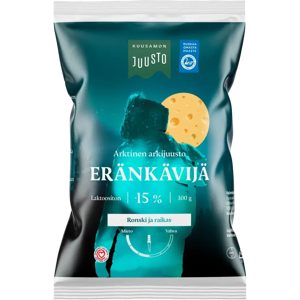 Kuusamon Juusto Eränkävijä 15% juusto 300 g Kuusamon Juusto Eränkävijä 15% juusto 300 g