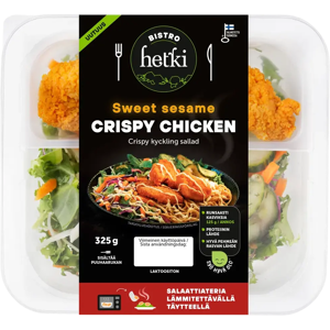Hetki Fresh Bistro Crispy Chicken Sweet Sesame 325g Hetki Fresh Bistro Crispy Chicken Sweet Sesame 325g