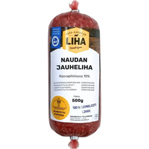 Savo-Karjalan Liha Oy Naudan jauheliha 10% 500g Savo-Karjalan Liha Oy Naudan jauheliha 10% 500g