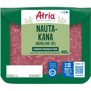 Atria Nauta-Kana Jauheliha 10% 400g Atria Nauta-Kana Jauheliha 10% 400g