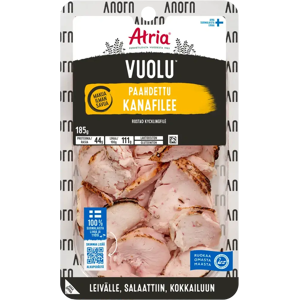 Atria Vuolu Paahdettu kanafilee 185g Atria Vuolu Paahdettu kanafilee 185g