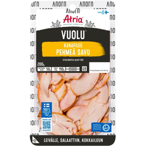 Atria Vuolu Kanafilee Pehmeä Savu 200g Atria Vuolu Kanafilee Pehmeä Savu 200g